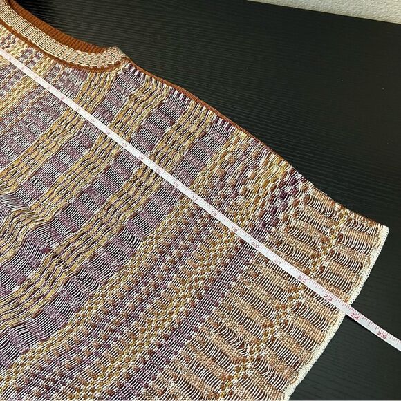 ✨ Base Mark Women’s Brown Purple Knit Tank Top Small Japan - Picture 11 of 11